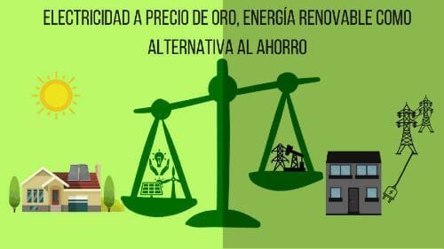 energía renovable como alternativa al ahorro