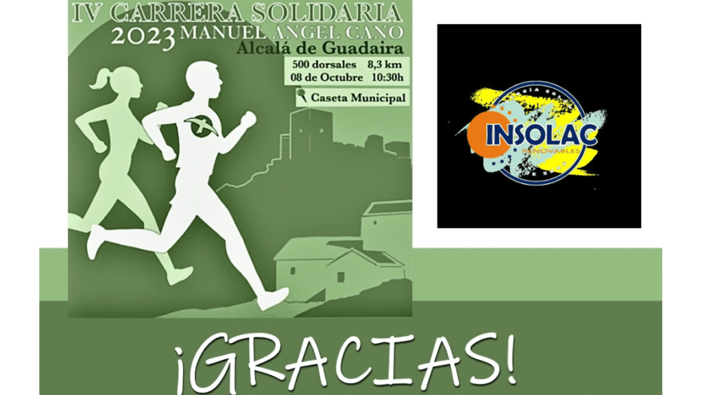 Insolac patrocina la IV CARRERA "MANUEL ÁNGEL CANO"
