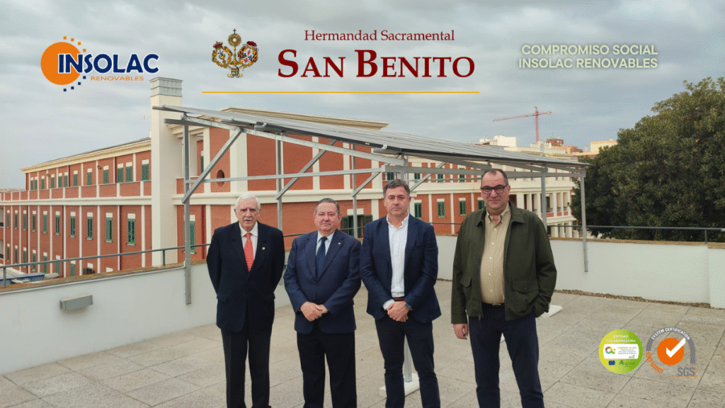 Donación hermandad de San Benito por Insolac Renovables