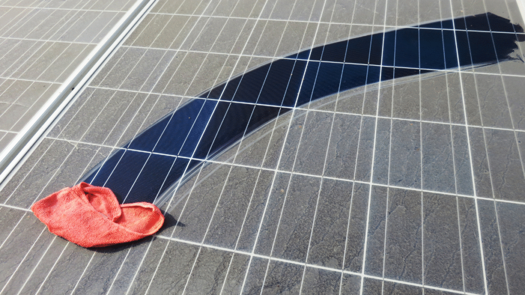 No limpiar paneles solares influye en rendimiento