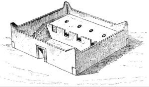 Casa del antiguo egipto. Pre - historia de la energía solar.