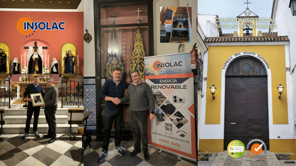 Donación de energía solar a la Hermandad del Santo Entierro