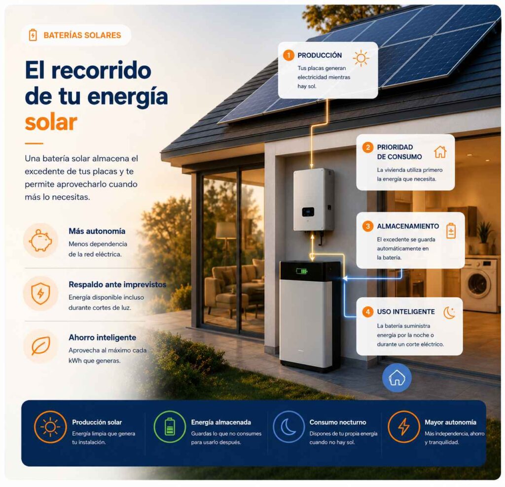 batería solar