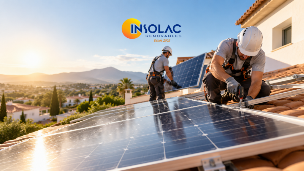 cómo se instalan las placas solares en un tejado