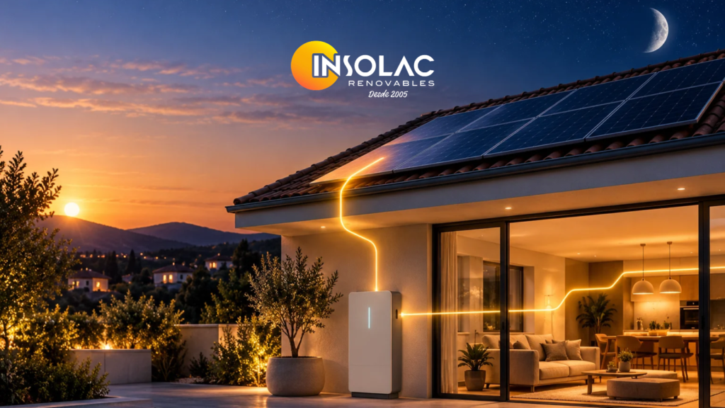 Para qué sirve una batería solar con placas solares